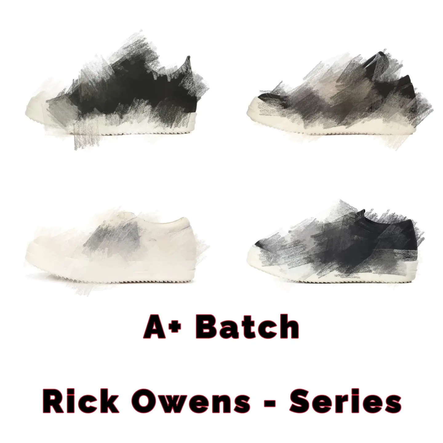 R*ickowens系列！Ro 瑞克欧文斯！A+版！佛山定制！下单2-3天内陆续发出！