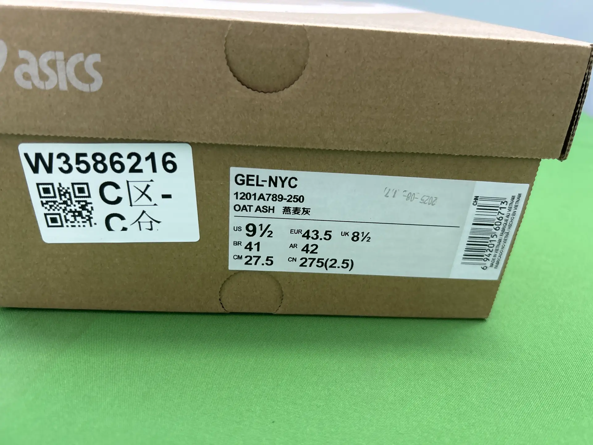Asics GEL-NYC OAT ASH