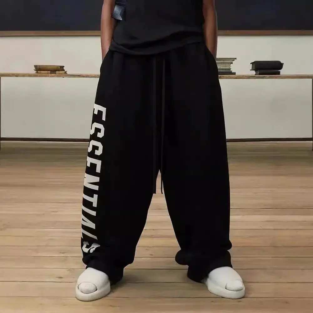 ESS阔腿宽松卫裤