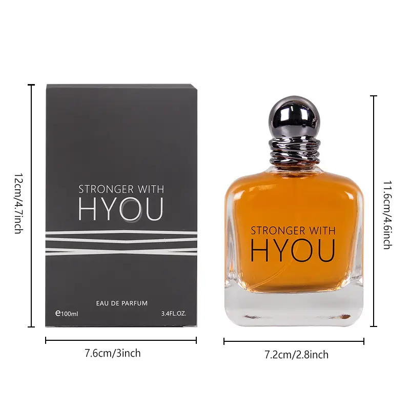 Cross-border TEMU Explosions Strong Men's Perfume Middle East Foreign Trade Wooden Flowers Fresh and Natural Lasting Eau De Toilette