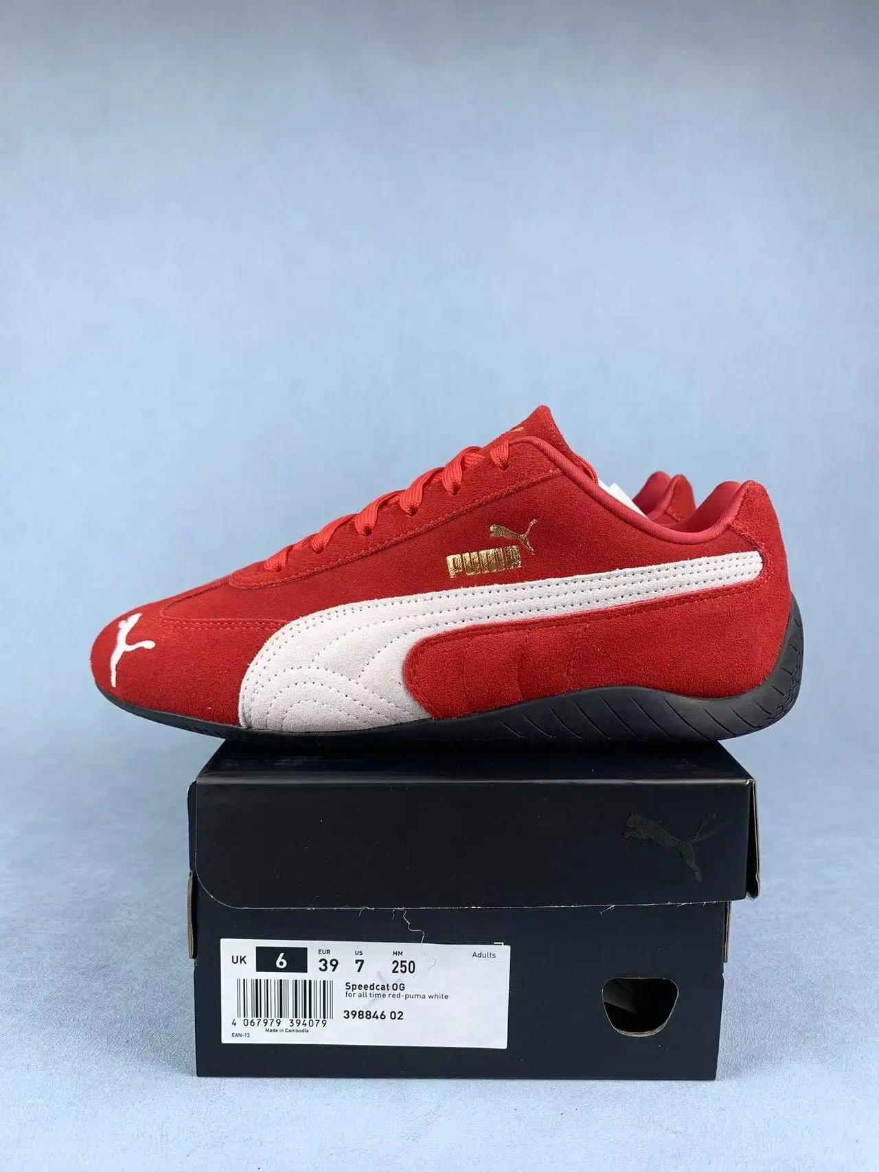 Puma Speedcat OG for all time red-puma white