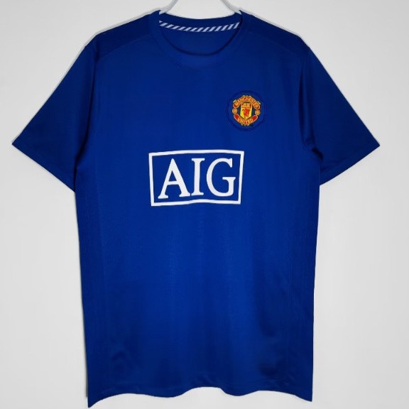 Popular Retro Manchester United Short-Sleeved T-Shirt Embroidered Jersey Sportswear Fan Football Jersey