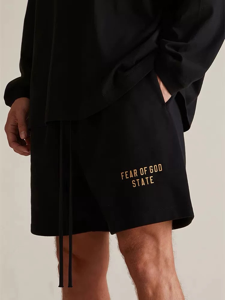 State's New Fog Stack Essentials Casual Loose Cotton Shorts for Men and Women, Couple Shorts