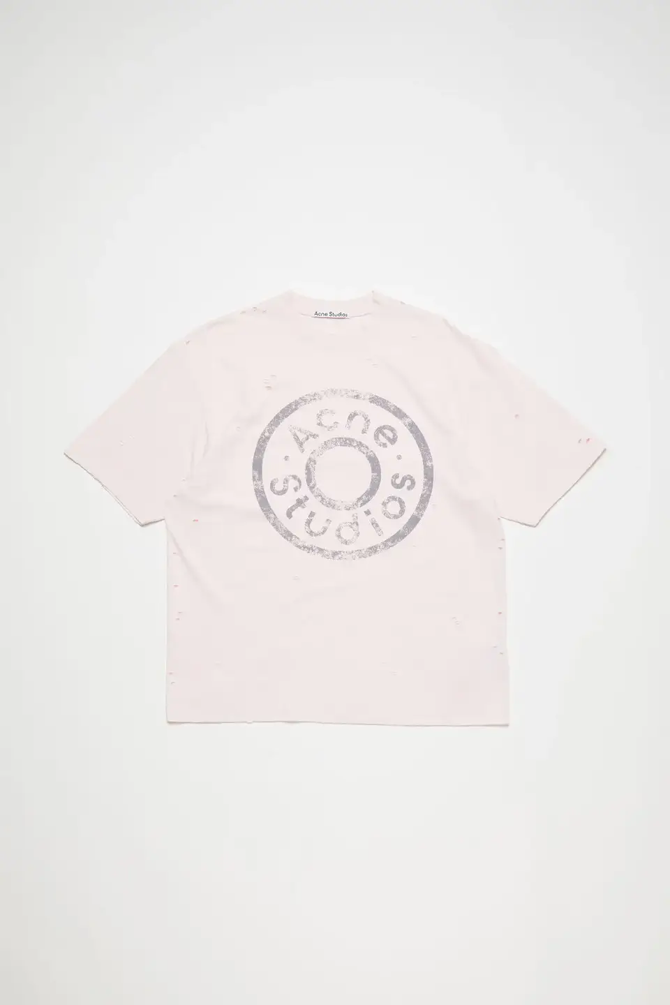 Acne Studios Distressed Logo T-Shirt