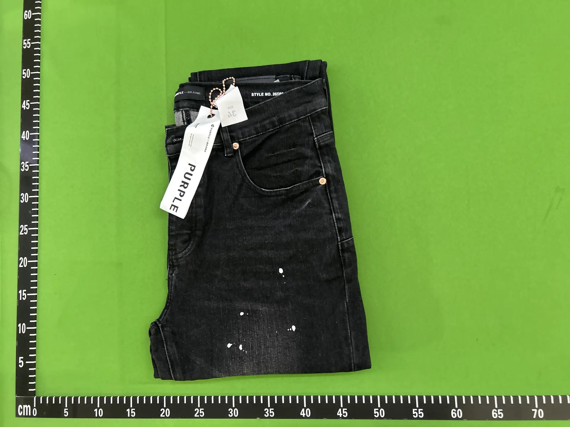 Cross-Border Wholesale Purple American High Street Ripped Patch Trendyy Retro Straight Amiri Jeans Brand