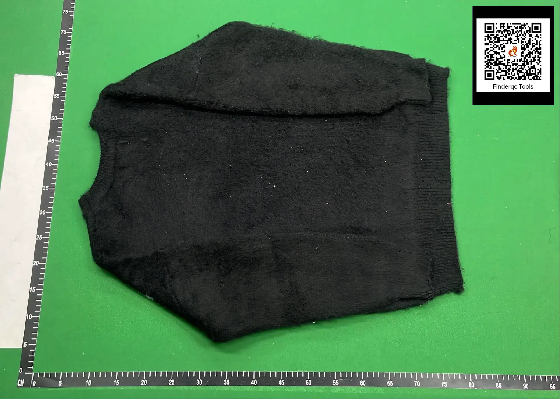 Black fuzzy sweater