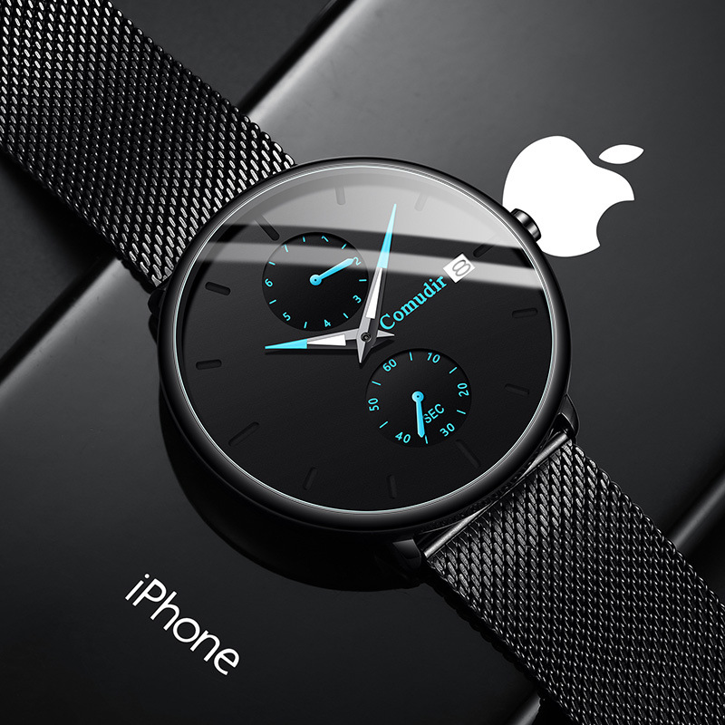 Explosions a generation of card Moody men's watches fashion quartz watches business waterproof student watches cross-border wholesale
