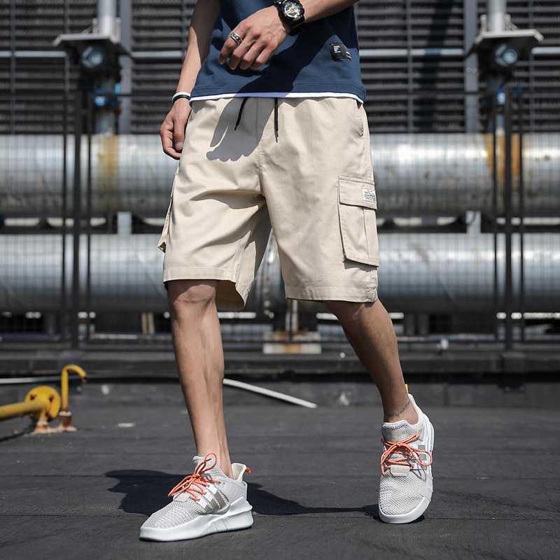 Lan Lan Rabbit Men's 2023 Men's Summer New Shorts Sports Pants Trendy Beach Pants Student Cockwork Pants