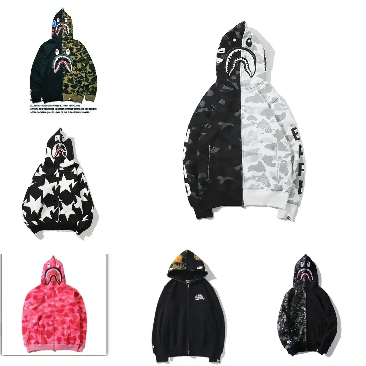 BAPE Shark Hoodies