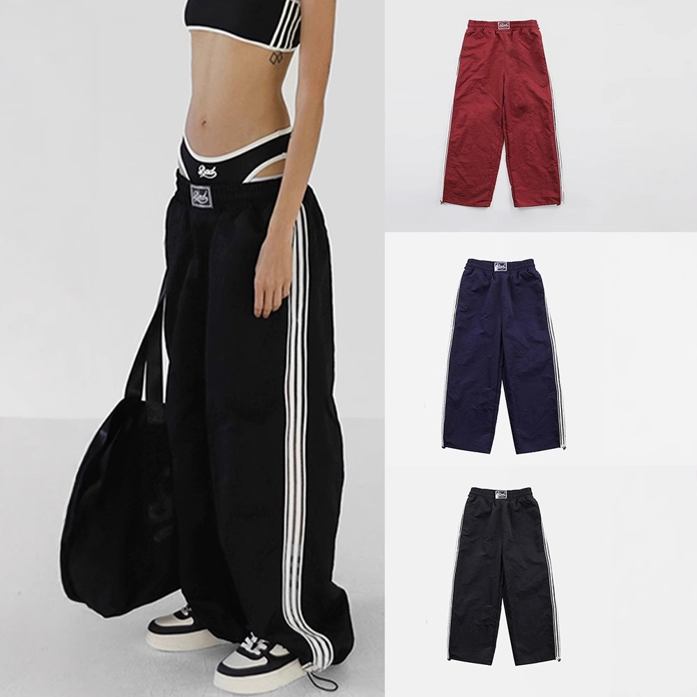 Korean Badblood Bcac Series Pants Women's Straight Casual Pants Loose Sports Pants Cargo Pants Pants Trendy