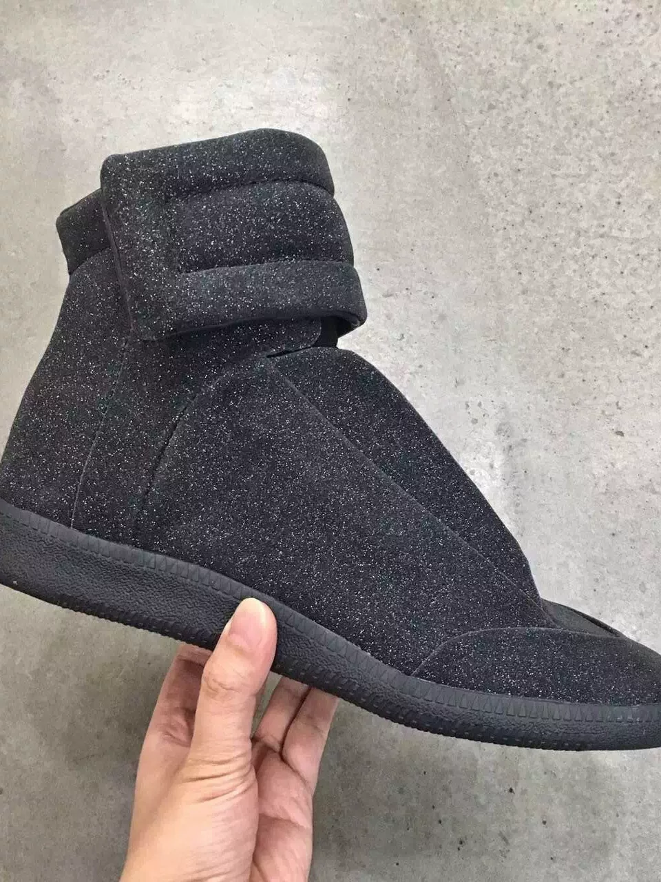 High-Top Sneakers 3Mmm German Training Shoes Gat Men's Shoes Oem Genuine Leather Rubber Sole Sports Casual Velcro