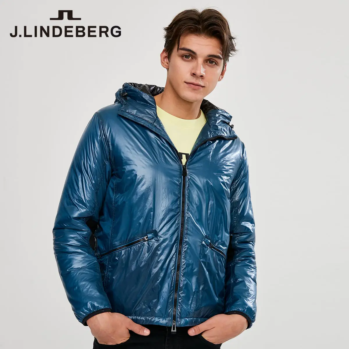 Jlindeberg Spring Trendy Casual Lightweight Hooded Cotton Coat jacket Outwear Men