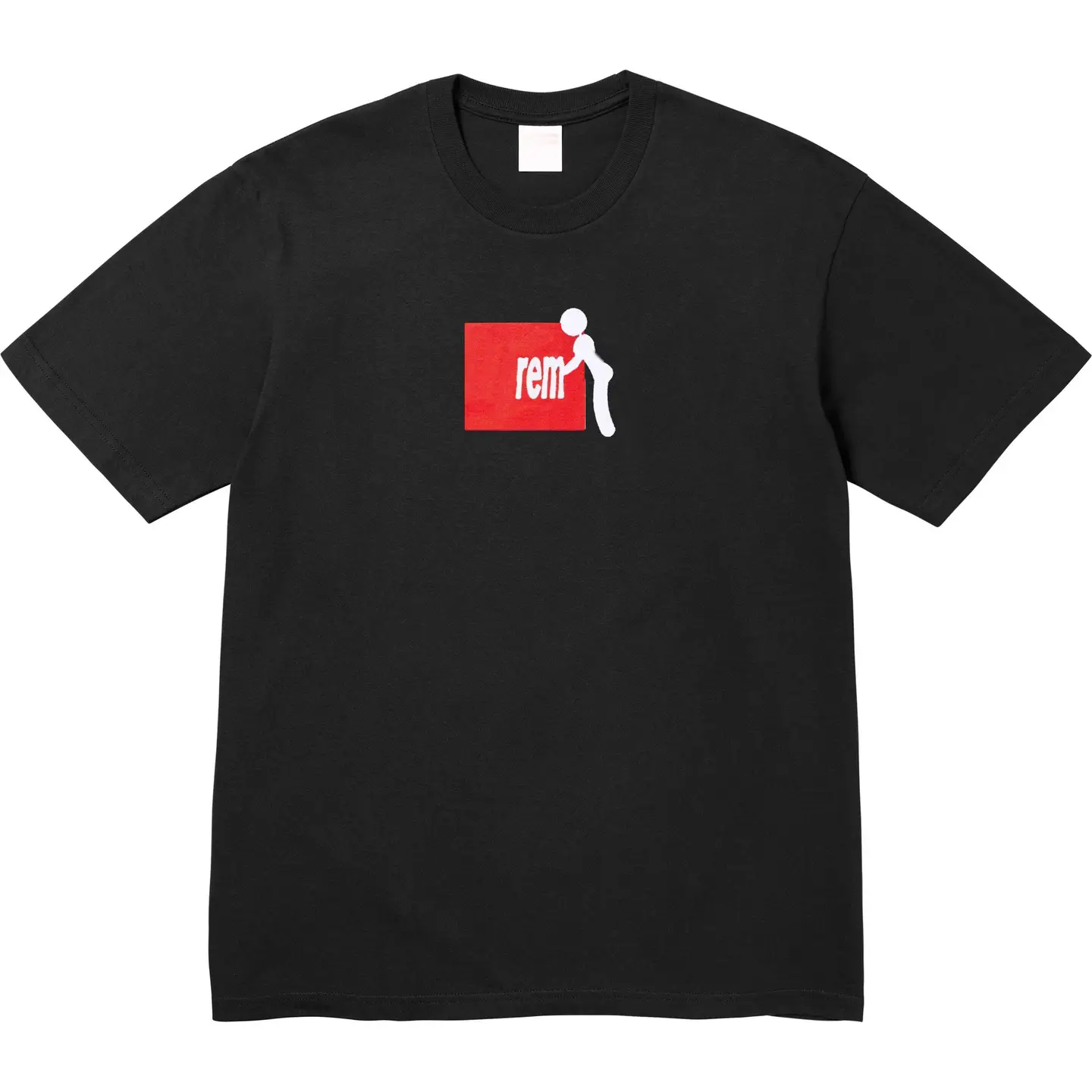 25Fw Stick Tee Chest Logo Small Doll Short-Sleeved Cotton T-Shirt Bottoming Shirt for Men and Women Half-Sleeved t