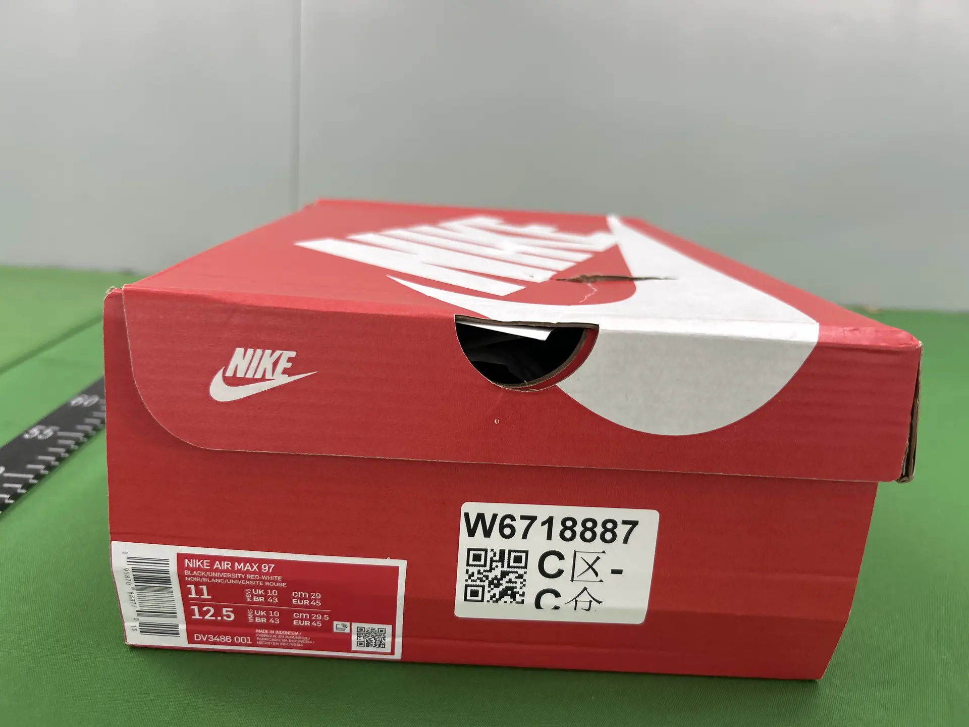 Nike Air Max 97 Black/University Red-White