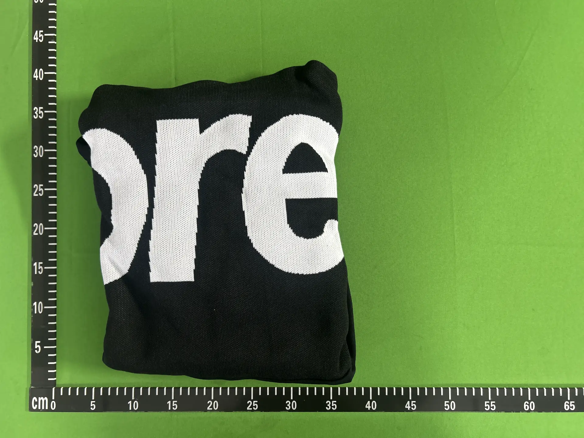 Supreme Logo Knit Sweater Black