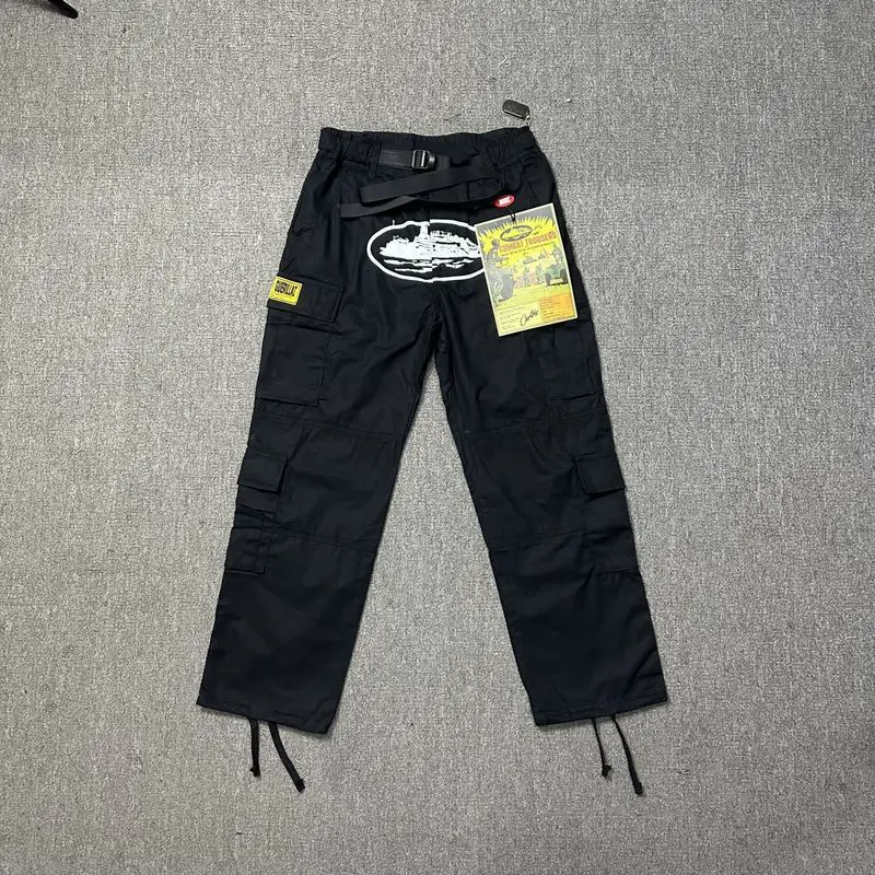 Cross-border corteiz Alcatraz Five Star 5th Anniversary Workwear Pants American Vintage Casual Peplum Trousers