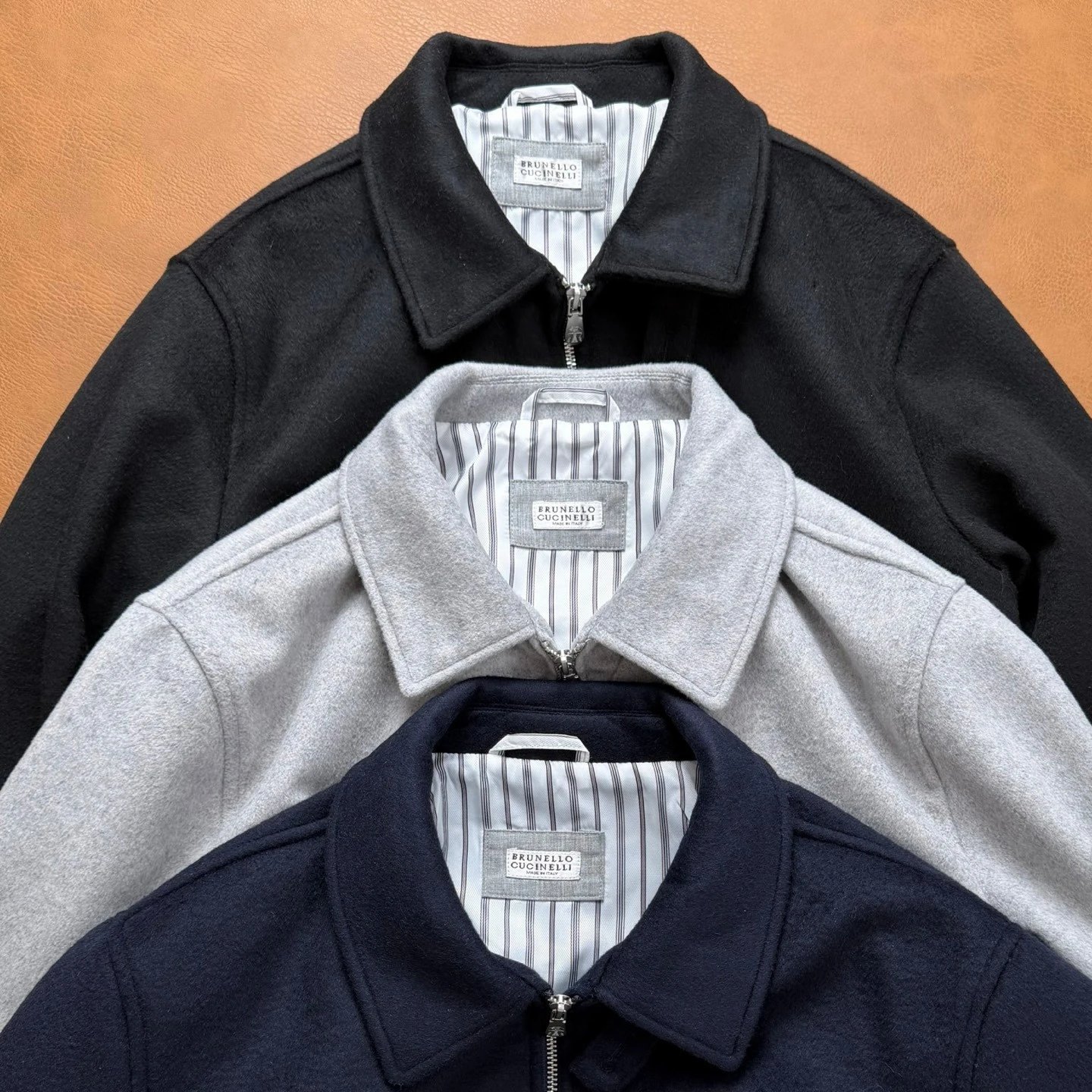 Brunello Cucinelli (BC) Men's Wool Cashmere Blend Jacket and Outer (80% wool +20% cashmere) Foto QC de WEIDIAN na Qualit.ly