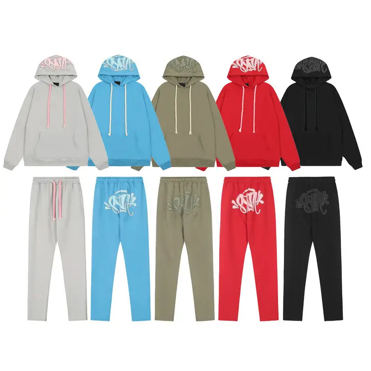 American Style Loose Sweater Hoodie Sweater Trousers for Men and Women Fashion Brand Hip Hop Street Couple Casual suit