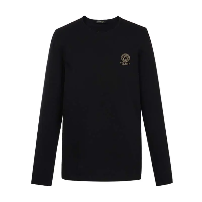 Versace/Versace Men Cotton Close-Fitting Base Intimates Round Neck Long sleeves T-Shirt 300095