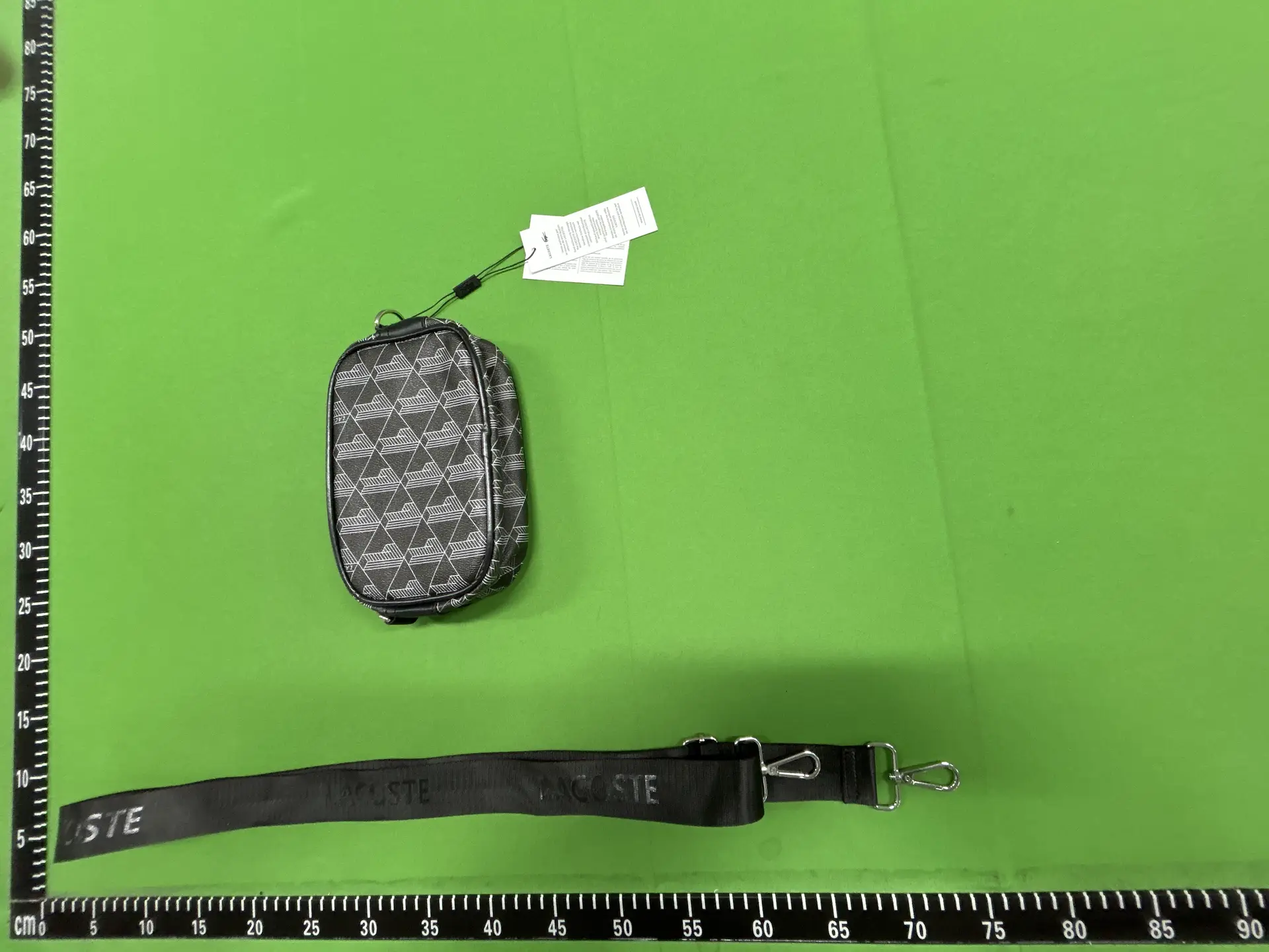 Lacoste Monogram Pouch with Strap