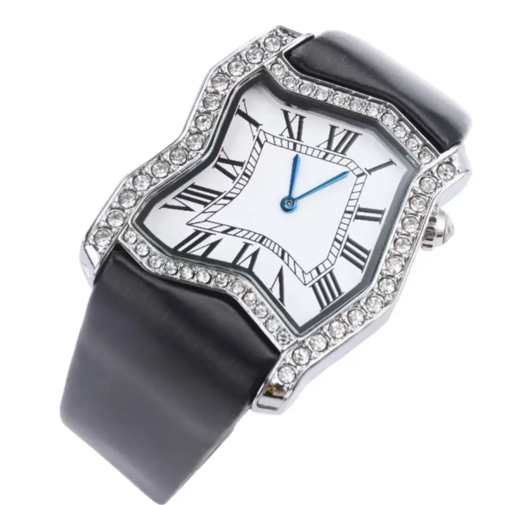Playful Design, Unique Watch, Original Twisted Block Tank, European and American Rare, ins Same Model, Niche Design