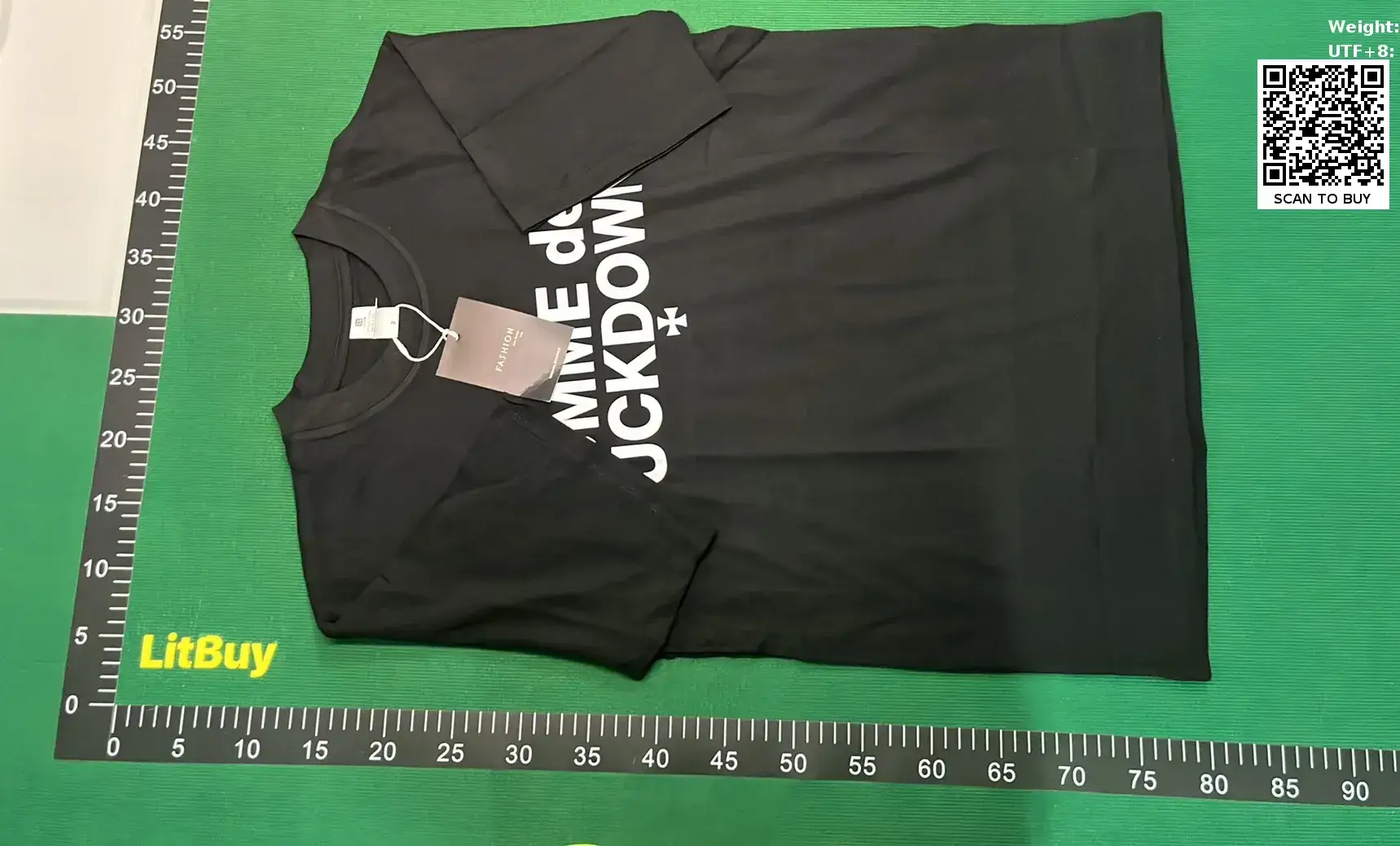 COMME des FUCKDOWN Black Tee