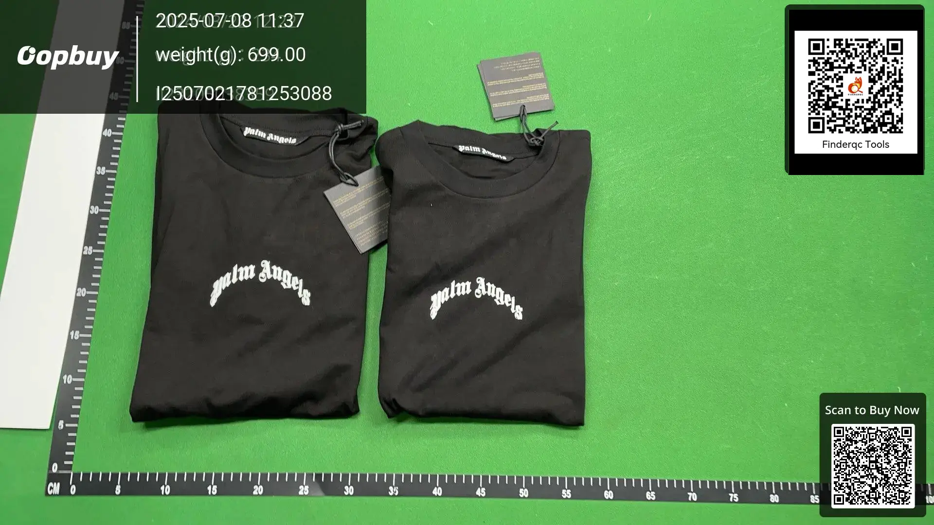 Palm Angels Black T-Shirt