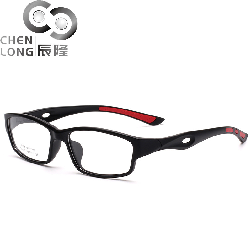New sports glasses frame lens lightweight TR90 myopia glasses non-slip silicone gel glasses frame 18167