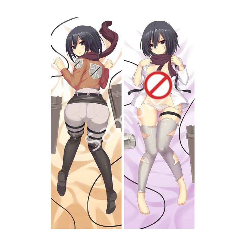 Attack giant body pillow anime game pillow cover peripheral cartoon long pillow two-dimensional generation Foto QC de 1688 na Qualit.ly