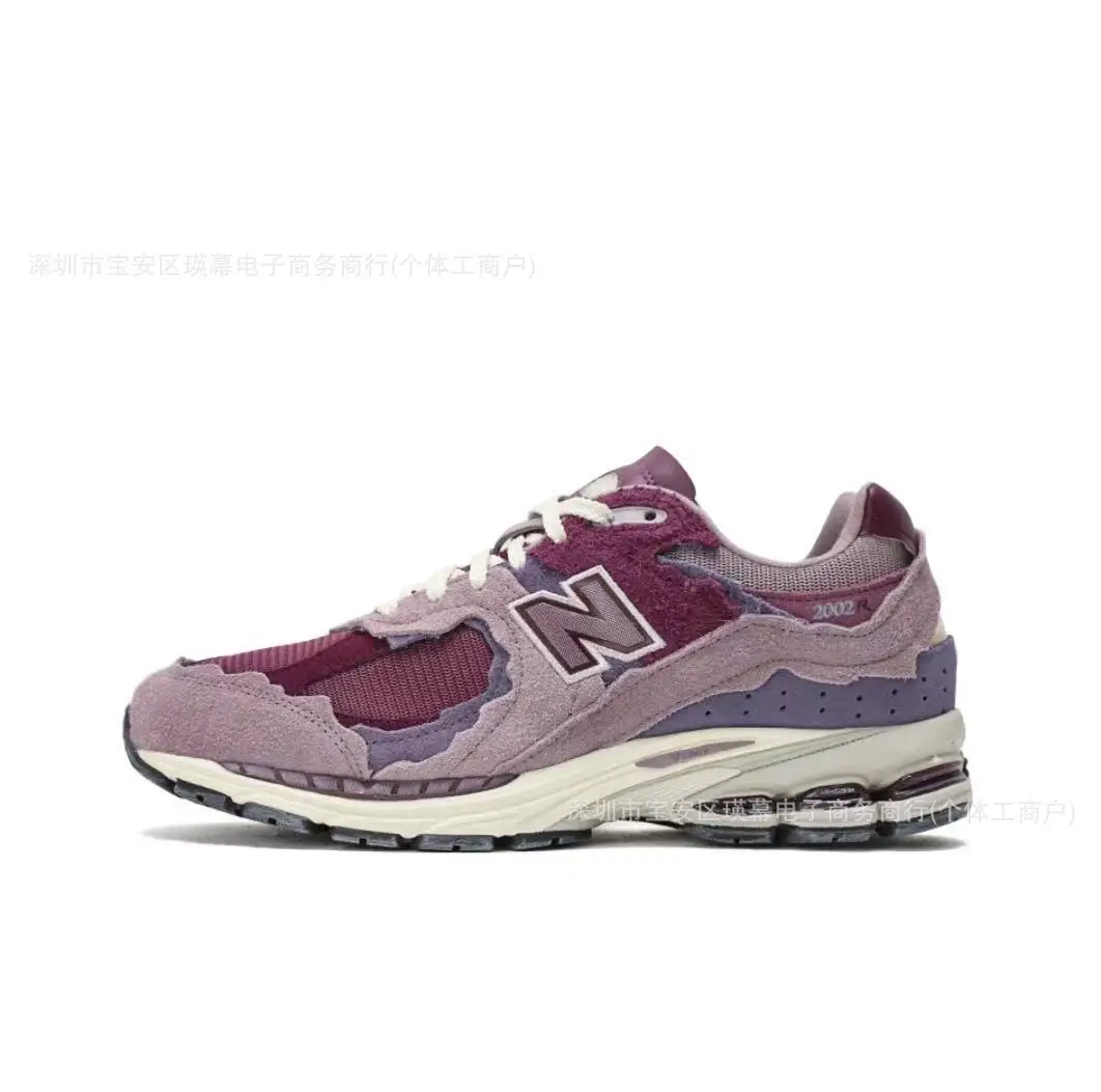 Pure Original N2002R Trendy Classic Grey Breathable Couple's All-Match Men's and Women's Sports Running Casual Shoes