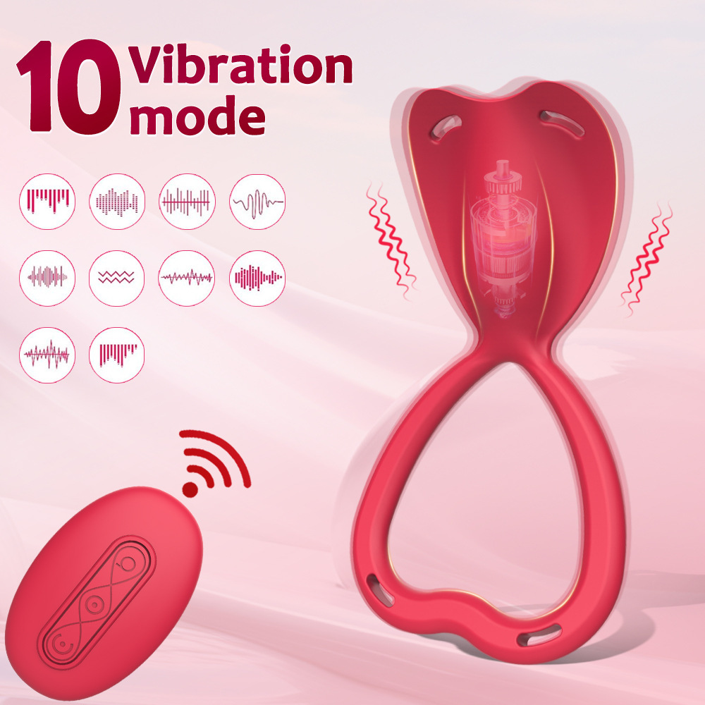 Trendy Underwear Wearable Vibrator for Men and Women, Wireless Remote Control Vibrating Ring, Clitoral Adult Products Wholesale