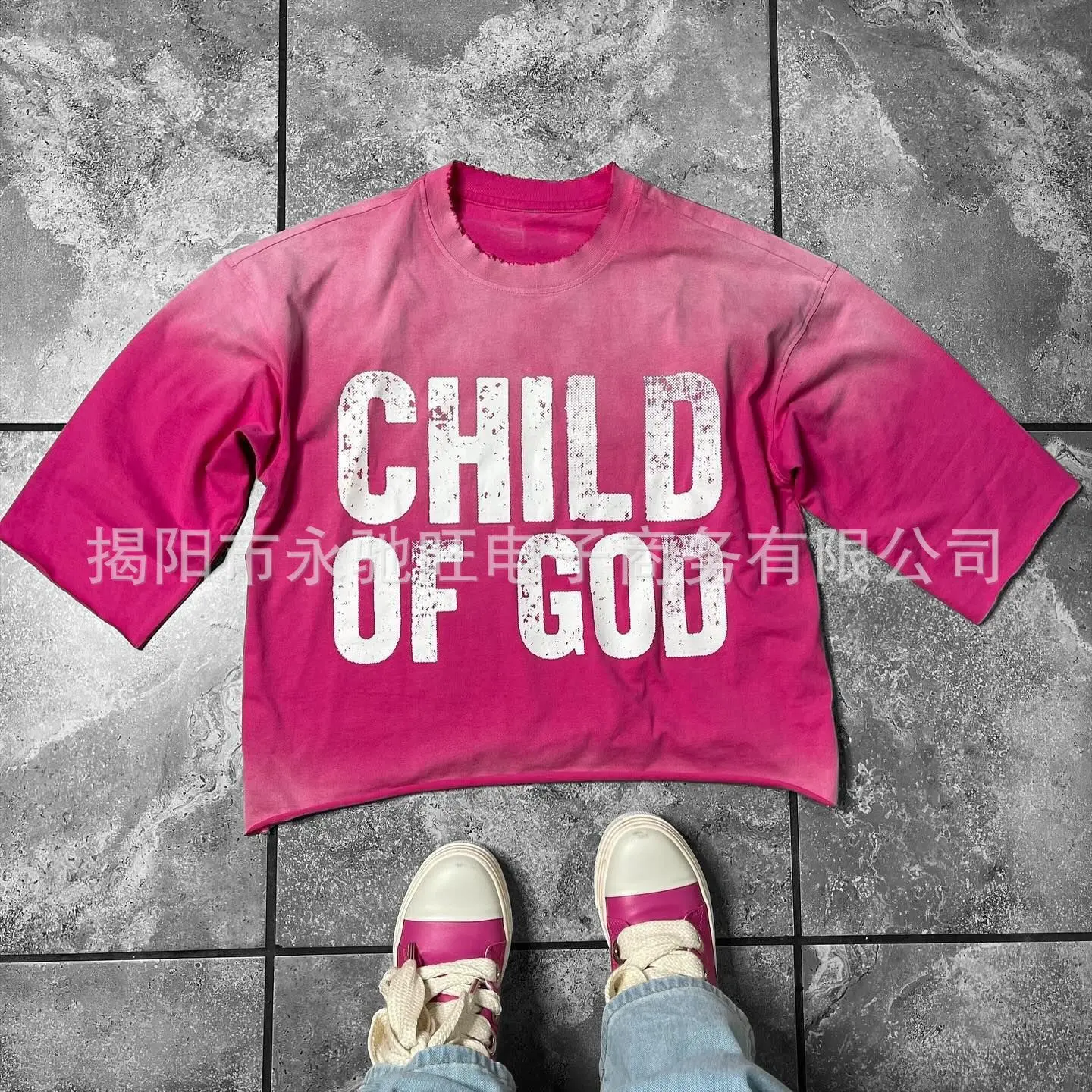 National trend summer fashion European and American men's short sleeve T-shirt manufacturers 2024 trend European and American Notre Dame digital printing short sleeve