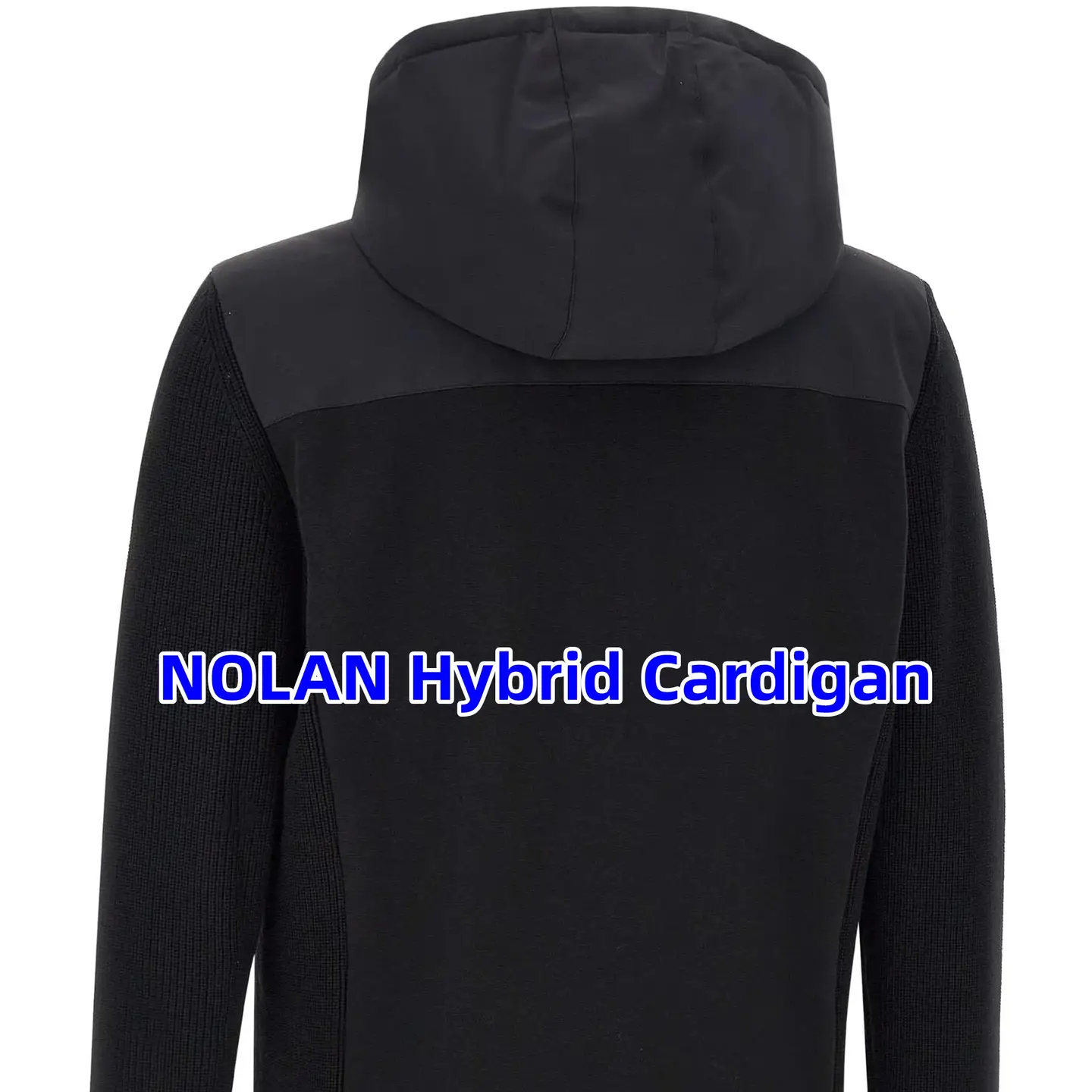 PJS # NO-002 NOL*AN Hyb*rid Cardi*gan 拼接连帽羽绒服