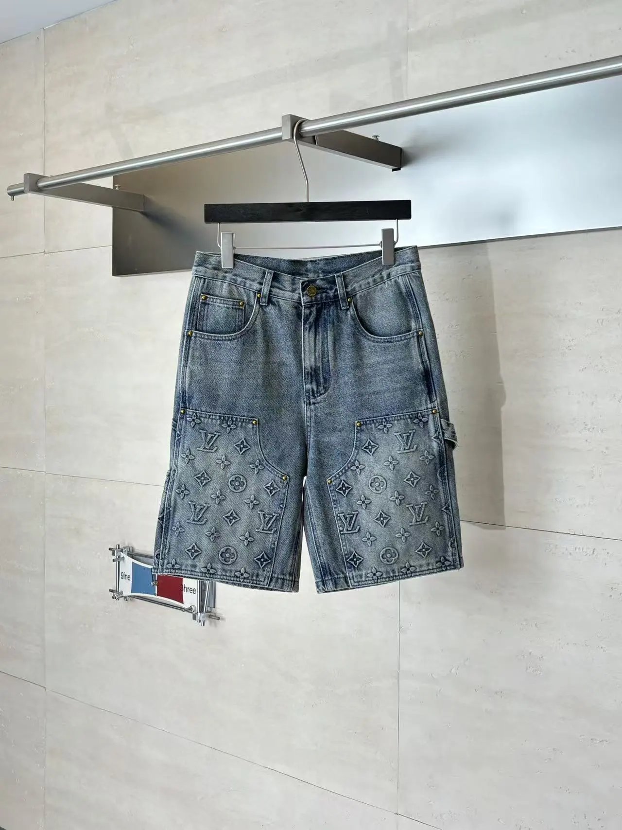 Louis Vuitton Monogram Denim Shorts