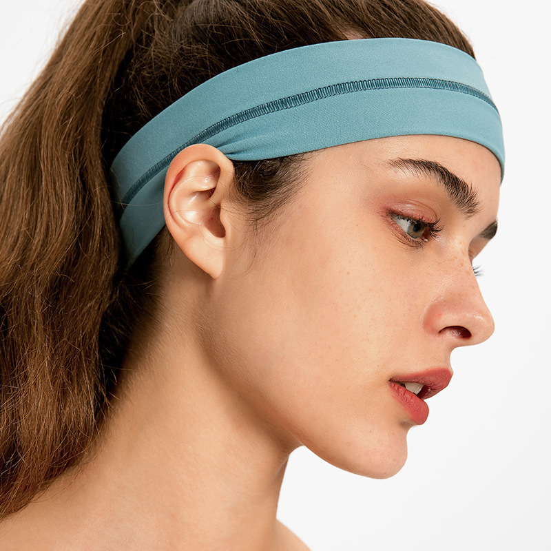 A new generation of yoga hair band women's elastic sweat-absorbent headscarf outdoor sports anti-sweat band fitness running headband