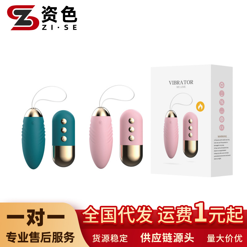 Laile Gladiator Jumping Egg Frequency Conversion Strong Shock Remote Control Small Fresh Women's Jumping Egg Masturbator Massager Adult Supplies