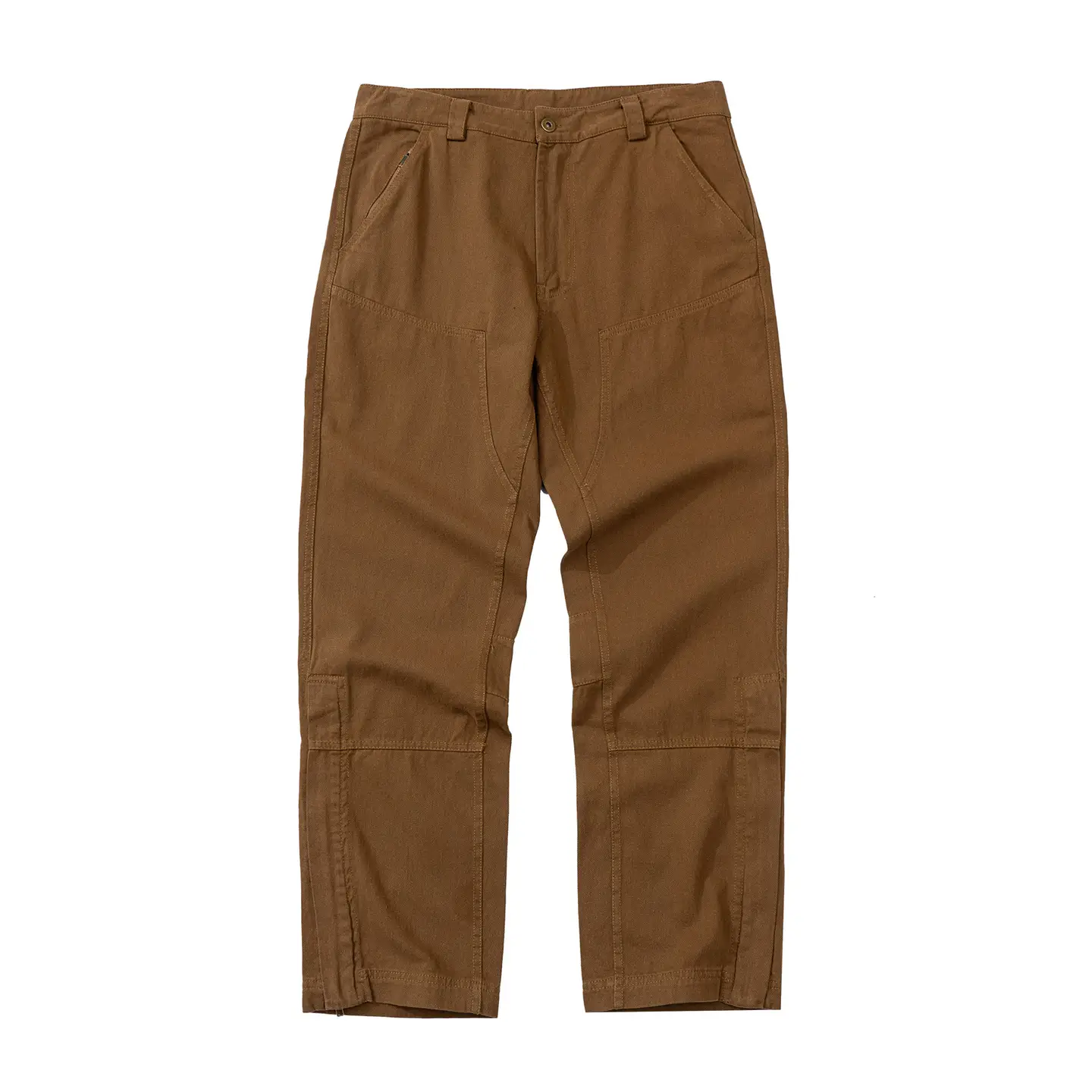 Distressed Patchwork Work Pants