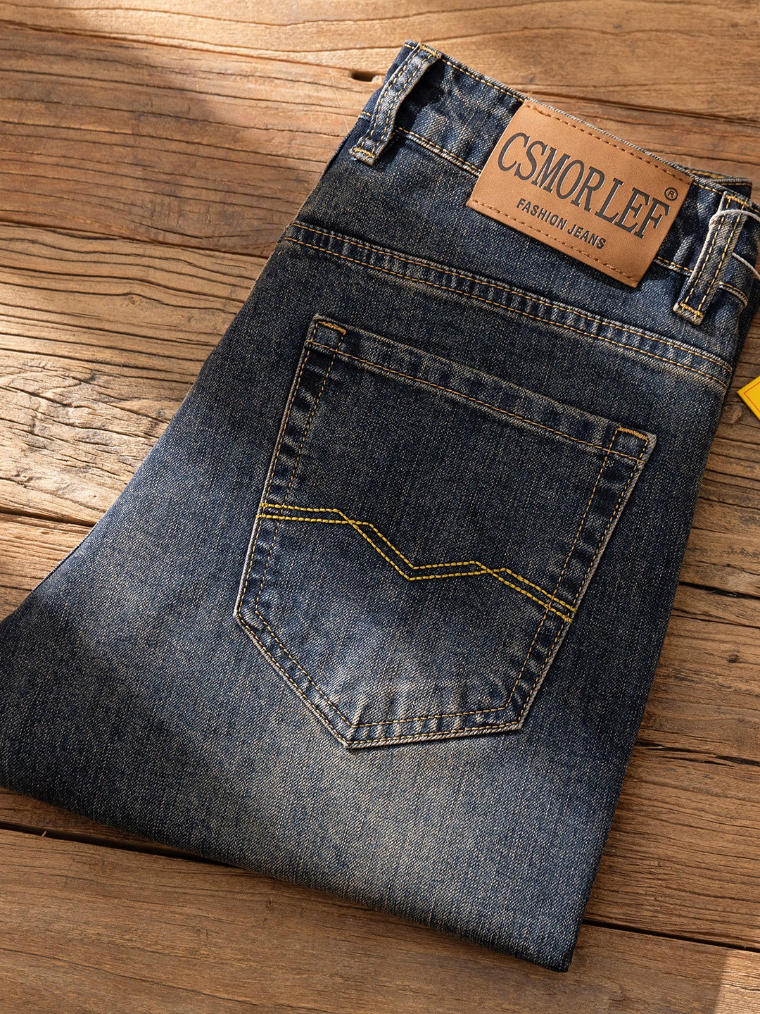 2026 New Style American Retro Jeans for Men, Cement Gray Slim Straight-Leg Light Luxury Versatile Casual Stretch Pants