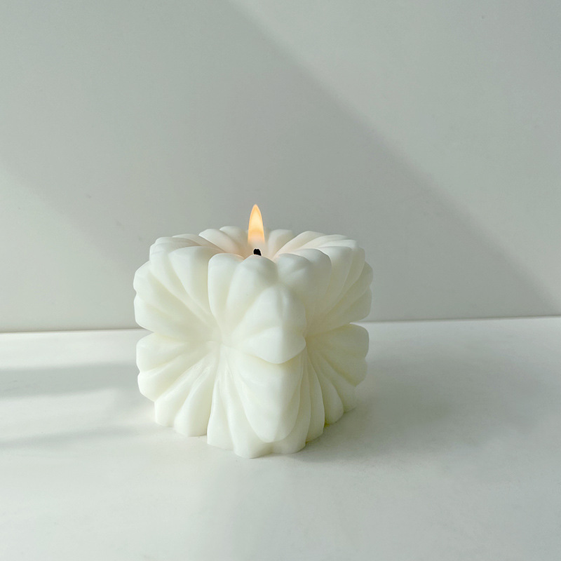 Jiahuimei Geometric Square Candle Mold INS Creative Geometric Shape Aromatherapy Candle Silicone Mold