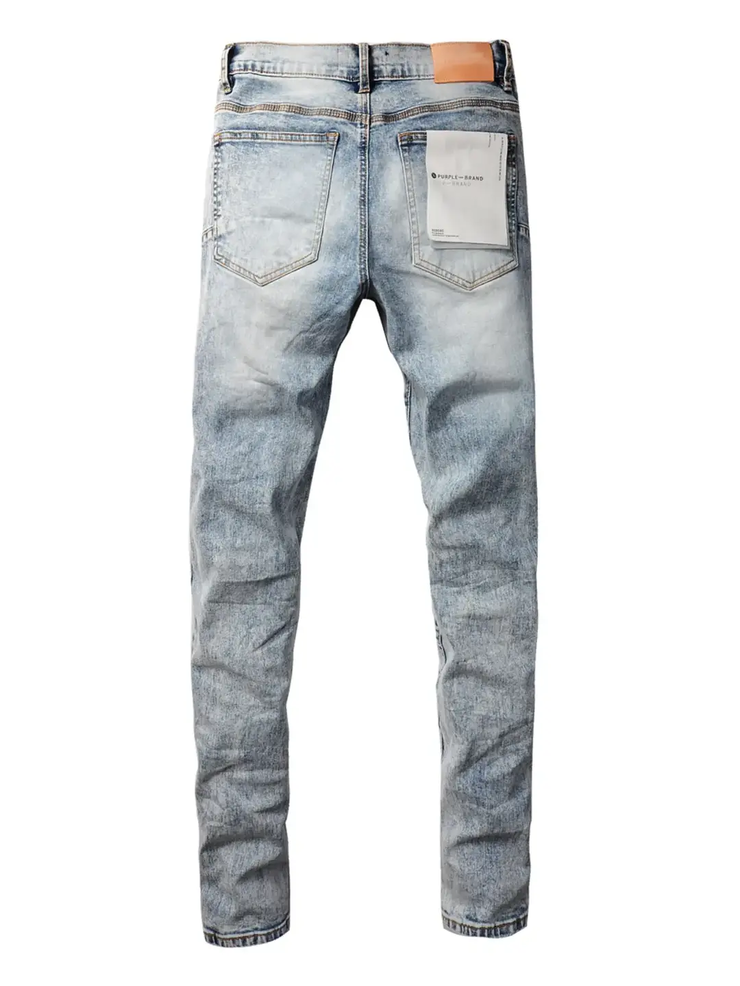 Pur Jeans Pants Torn Jeans American High Street Vintage Basic Blue Jeans
