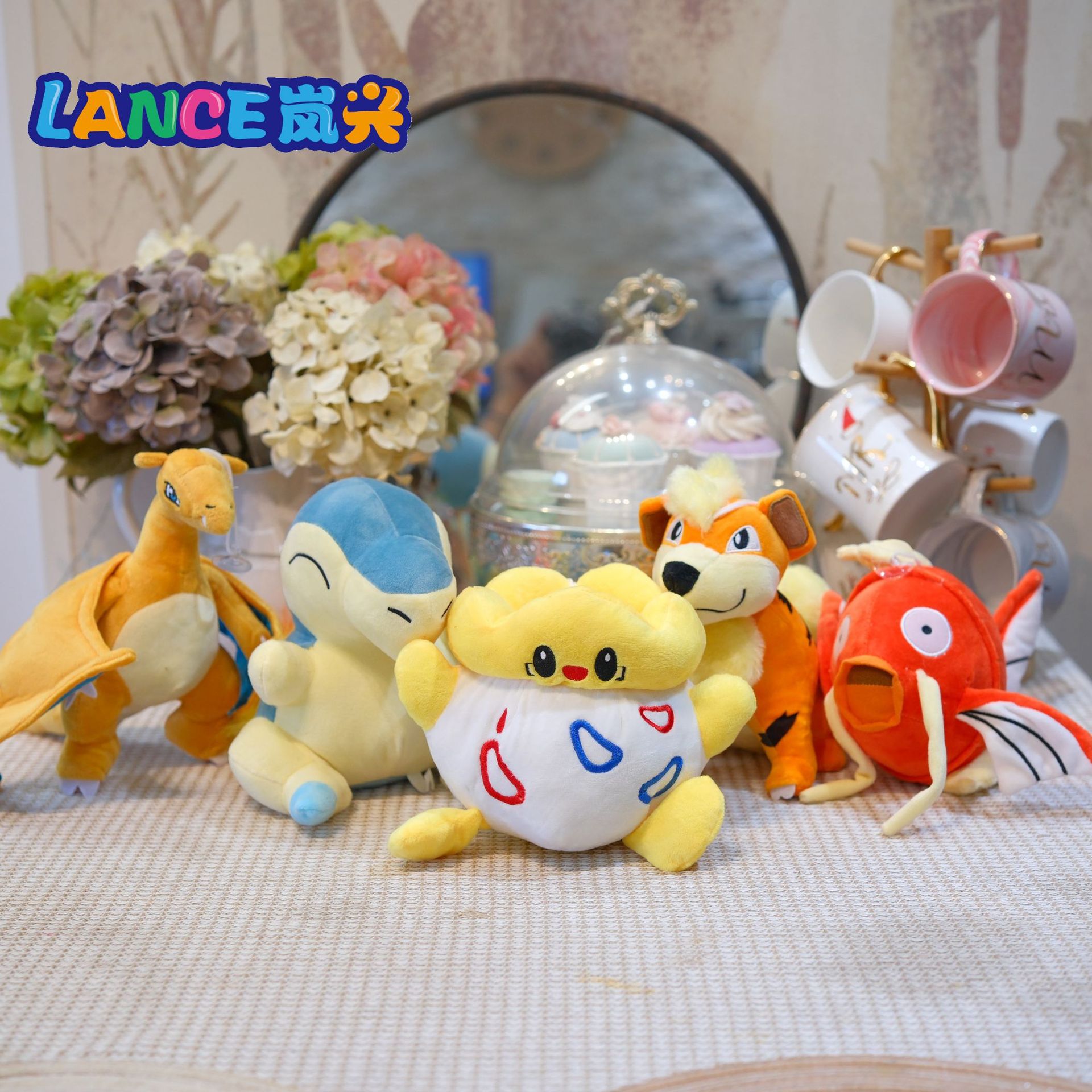 [8inch Pokemon Combination] 20cm Doll Machine Doll Stuffed Toy Star Pinduoduo Internet Celebrity Factory Now