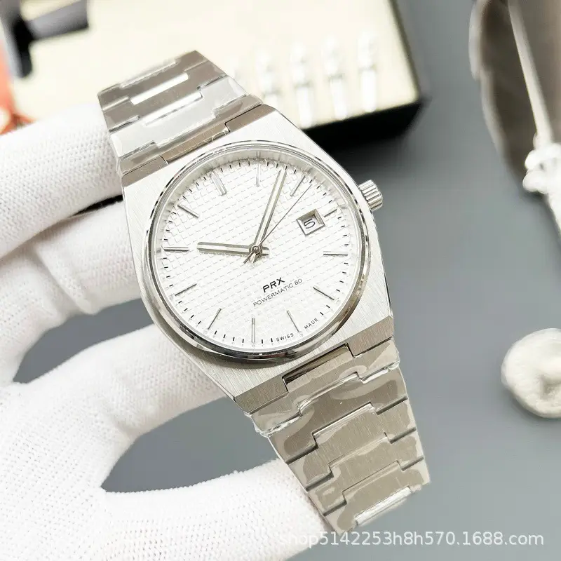 Classic atmosphere Tianjia woven super player steel automatic mechanical calendar men's watch manufacturers on behalf of the shipment