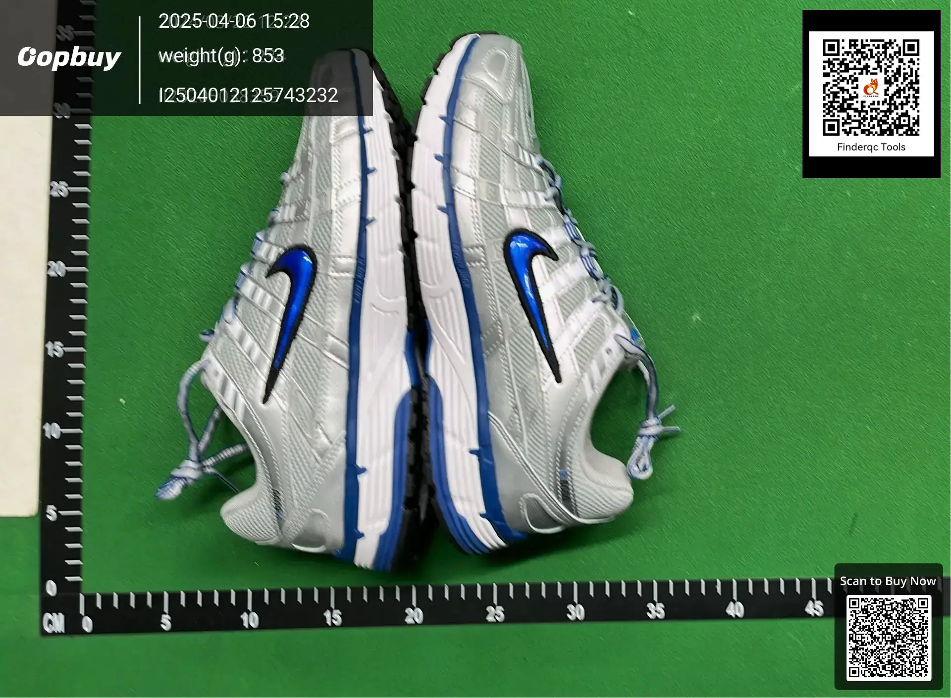 Nike P6000 Silver Blue Men's and Women's Running Shoes