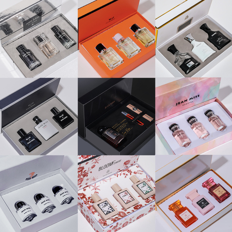 TikTok Explosions Women's Perfume Gift Box Lasting True I Encounter Wild Blue Vietnamese Men's Perfume suit Wholesale