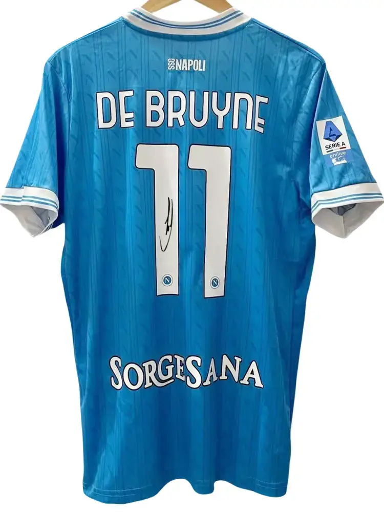 2526 Napoli De Bruyne soccer Jersey printed signature shirt