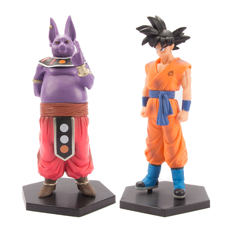 Dragon Ball Super Created Gathering God and God 9 Generation 2 Black-haired Monkey King Destroying God's Handmade PVC Bag Doll