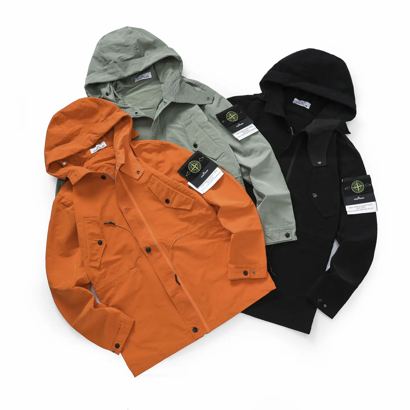 STONEPIRATE stone New arrival Trendy jacket hooded Tops Casual Outwear male ins island island