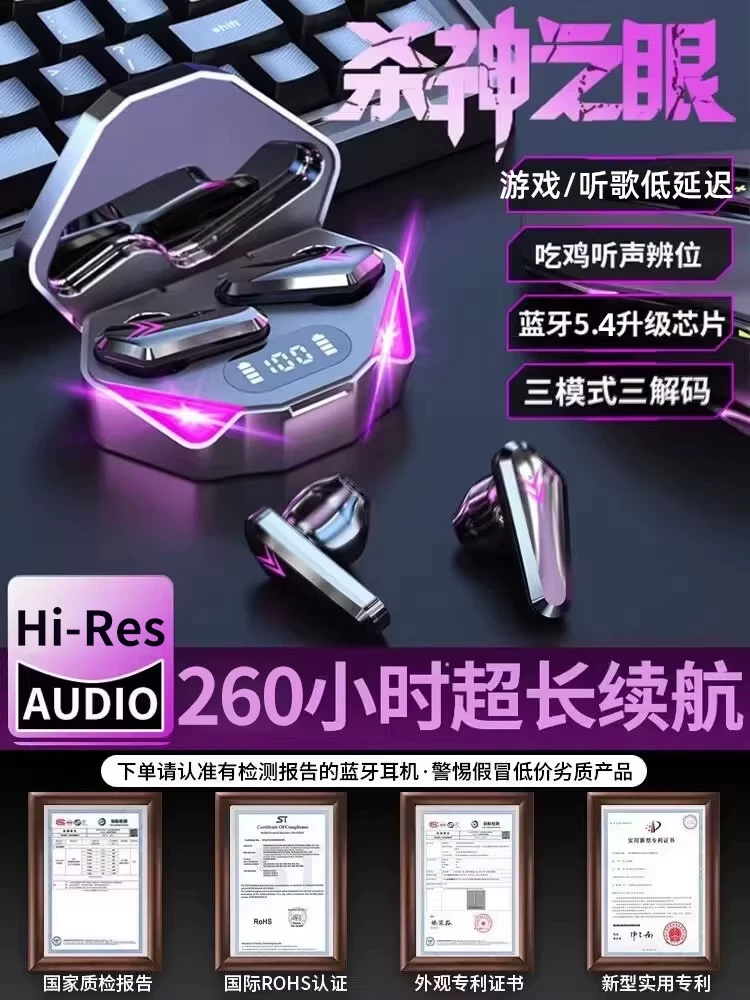 Wireless Bluetooth Headset for Gaming, 2026 New Model for Boys and Ladies, Ultra-Long Battery Life, Standby, Low Latency