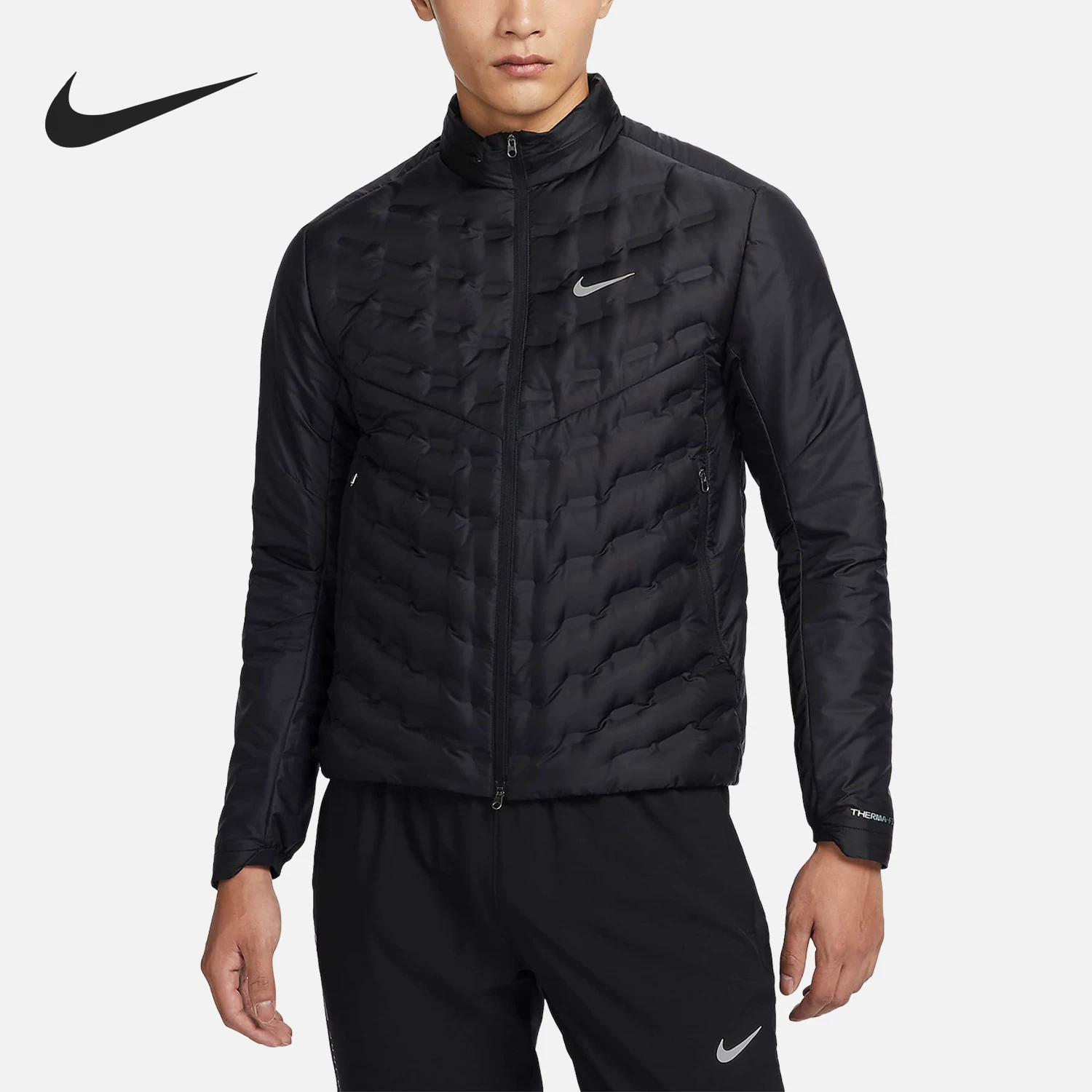 Nike/Nike official authentic 2023 winter new men's warmth sports stand -up collar down jacket FB7557
