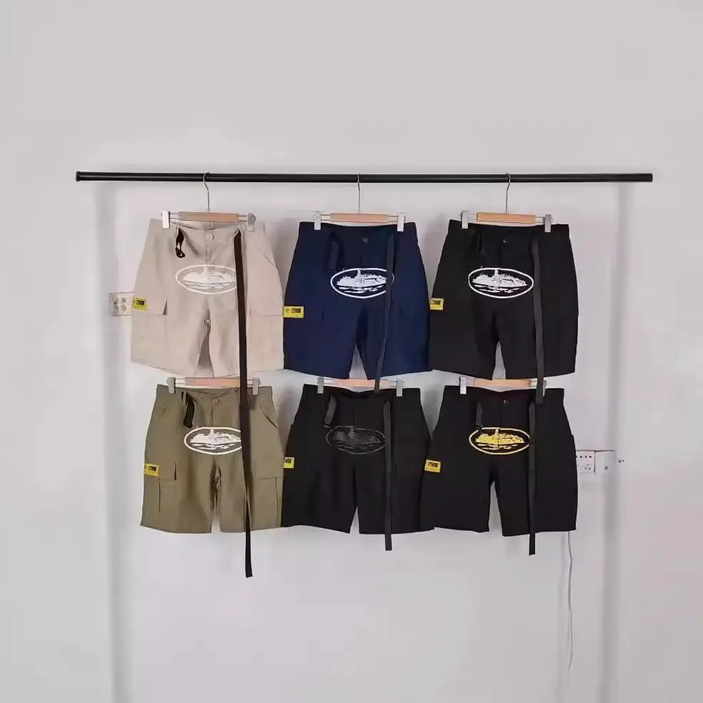 Cross-Border Classic Series Ship Print Logo Shorts Trendy Hip-Hop Skateboard Casual Shorts Summer